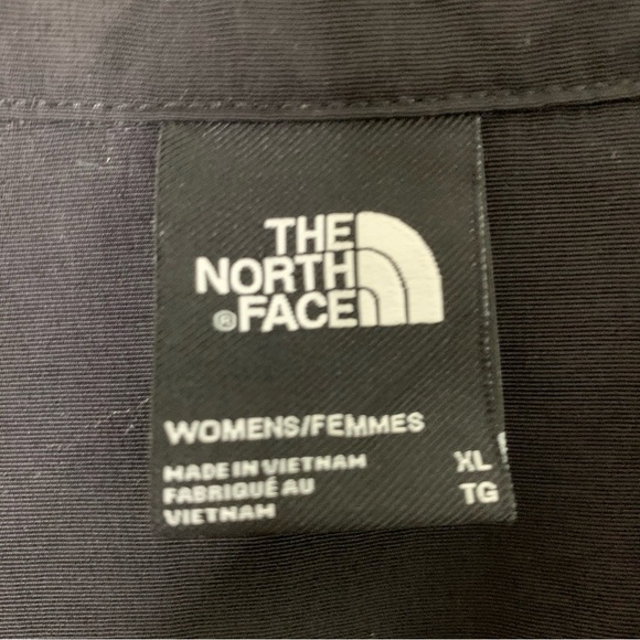 The north face womens black class v belted ss 100% nylon dress XL - Picture 6 of 9